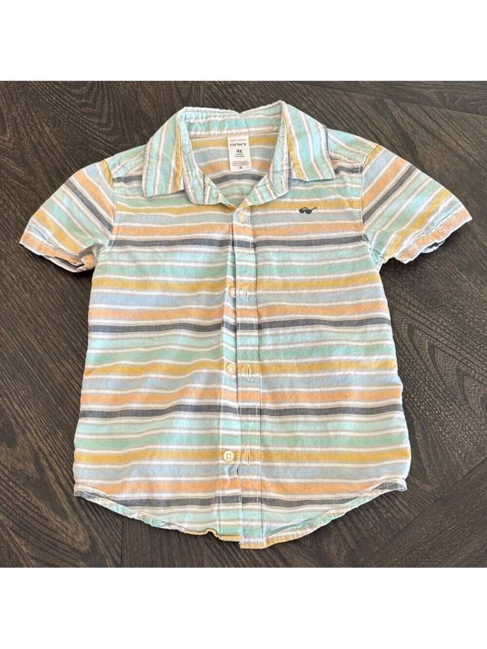 Carter's Multicolor Stripe Button Down Shirt
